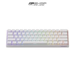 Bàn phím cơ FUN60 Max SP White Akko Glare Magnetic Switches (Tri-mode) 8K in 2.4G Wireless
