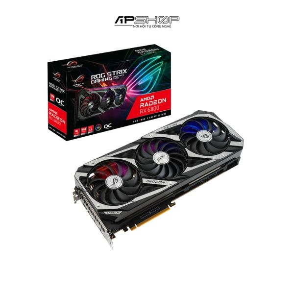 VGA ASUS ROG STRIX Radeon RX 6800 OC Edition 16GB GAMING | Chính hãng