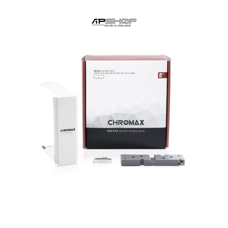 Cover Dissipatore Noctua NA-HC2 Chromax.black – Compatibile Con NH-U12S, Finitura Nera In Alluminio