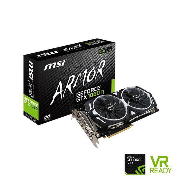 VGA MSI GTX 1080Ti ARMOR 11GB OC