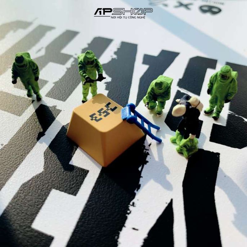 ANGRY MIAO Dancing Cat Keycap Set | Chính hãng