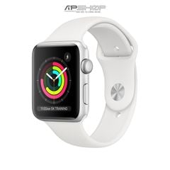 Silver - White Sport Band