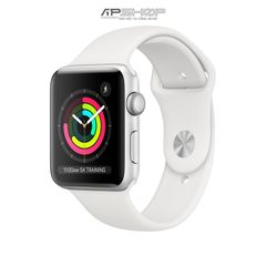 Silver - White Sport Band