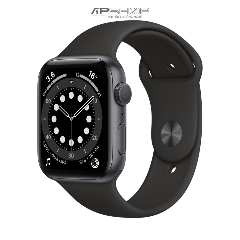 Space Grey - Black Sport Band