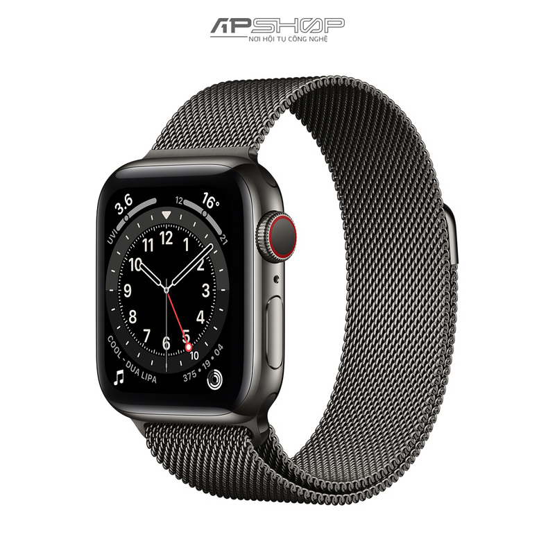 Apple Watch Series 6 GPS + Cellular 40mm Stainless Steel Case | Thép Không Gỉ - Hàng chính hãng Apple