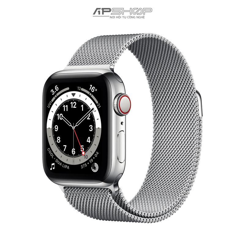 Apple Watch Series 6 GPS + Cellular 40mm Stainless Steel Case | Thép Không Gỉ - Hàng chính hãng Apple