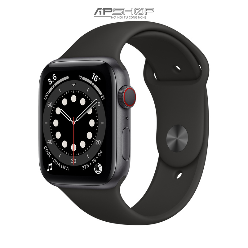 Space Gray - Black Sport Band