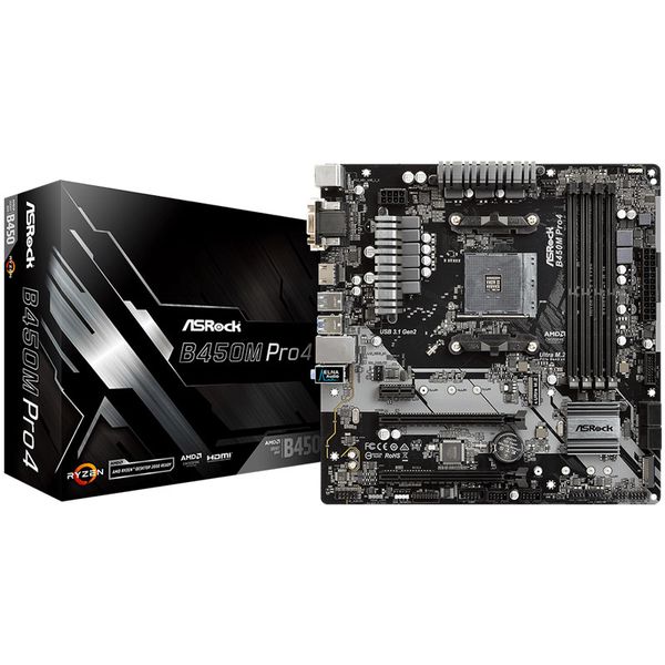 ASROCK B450M Pro4