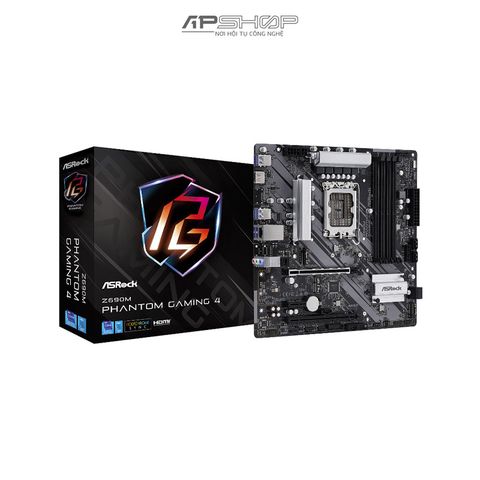 ASROCK Z690M Phantom Gaming 4 DDR4 | Chính hãng