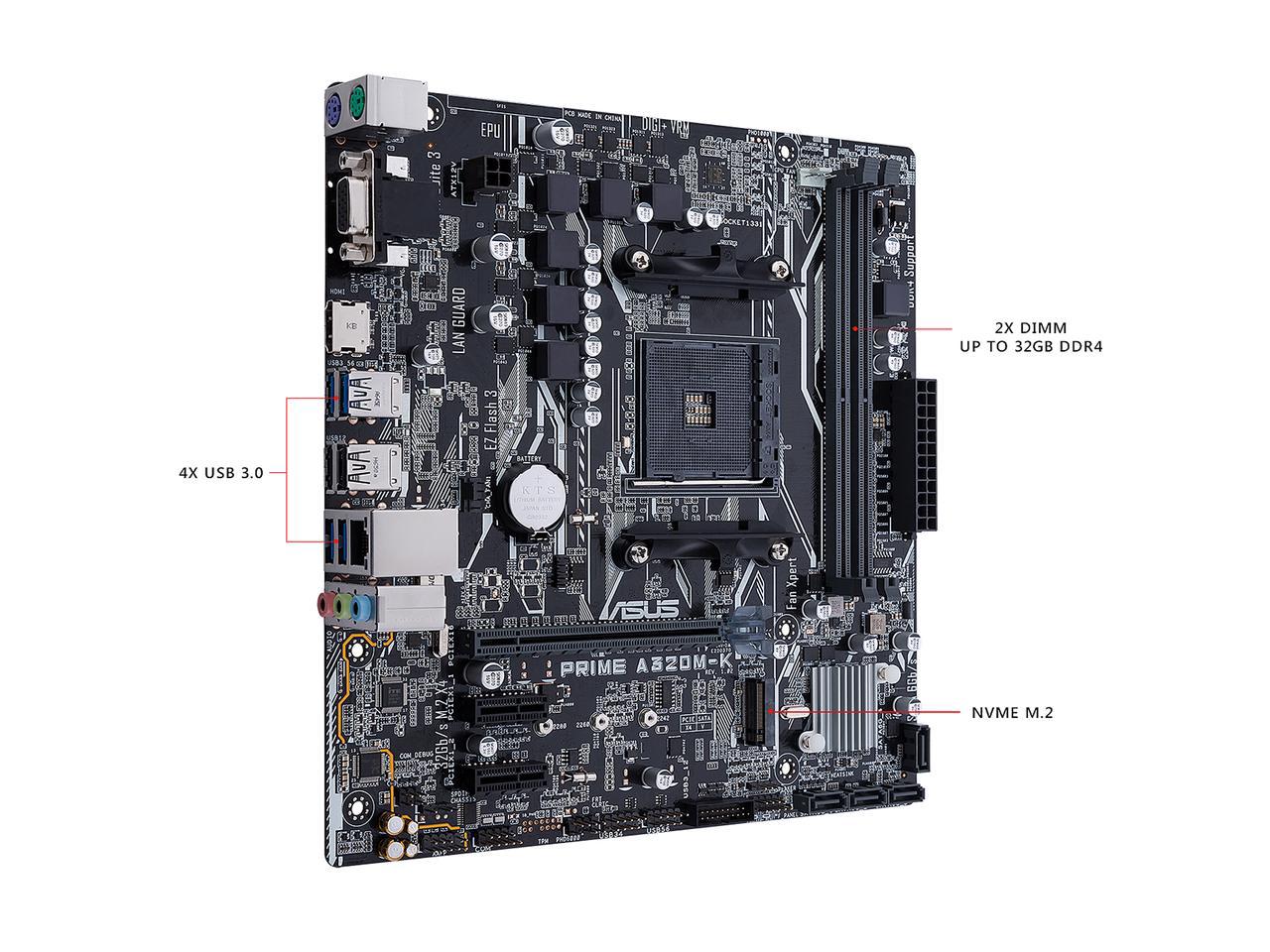 Asus Prime A320M-K
