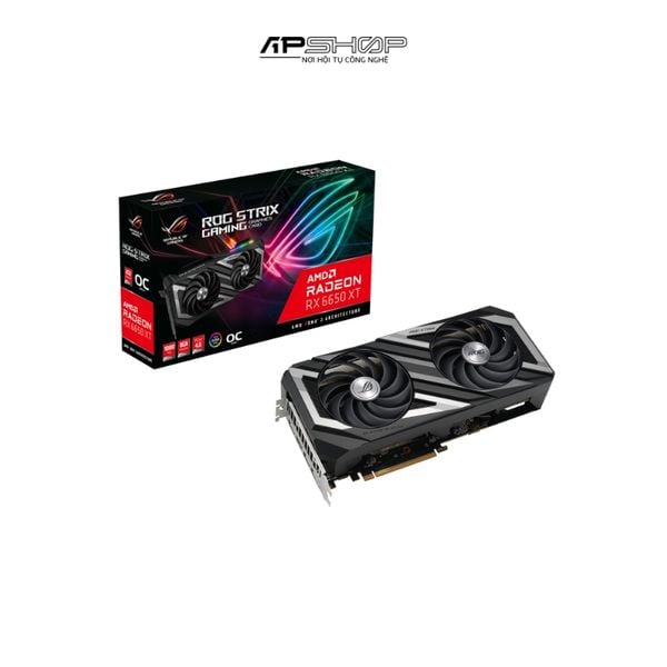 VGA ASUS ROG STRIX Radeon RX 6650 XT OC Edition 8GB GAMING | Chính hãng