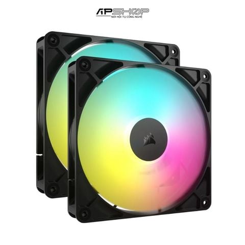 Bộ 2 Quạt Corsair RS140 ARGB White