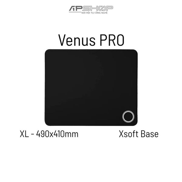 Bàn di chuột Lethal Gaming Gear Venus Pro Black | Chính hãng