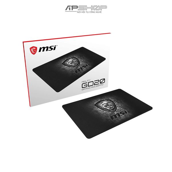 Bàn di chuột MSI AGILITY GD20 320 x 220 x 5mm | Chính hãng