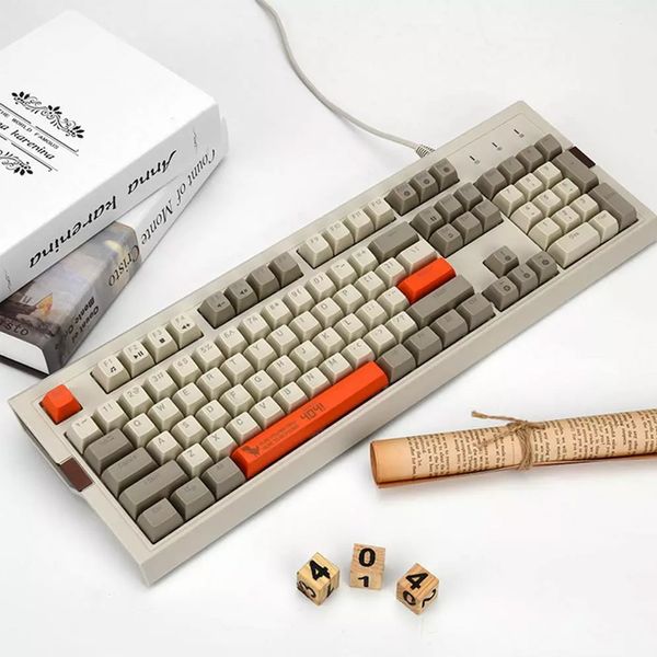 Bàn Phím AJAZZ AK510 White Gray RGB - Nhựa PBT