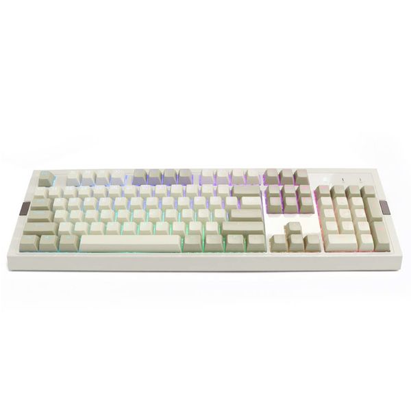 Bàn Phím AJAZZ AK510 White Gray RGB - Nhựa PBT