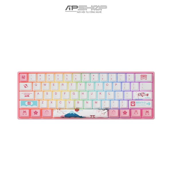 Bàn Phím AKKO 3061 World Tour Tokyo R2 RGB Gateron Switch - Hàng chính hãng