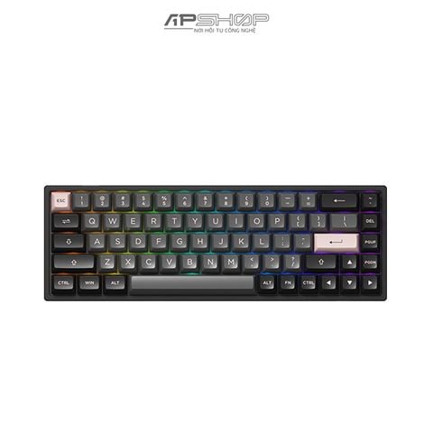 Bàn phím AKKO 3068B Black & Pink 3 Mod RGB | Hotswap | Chính hãng
