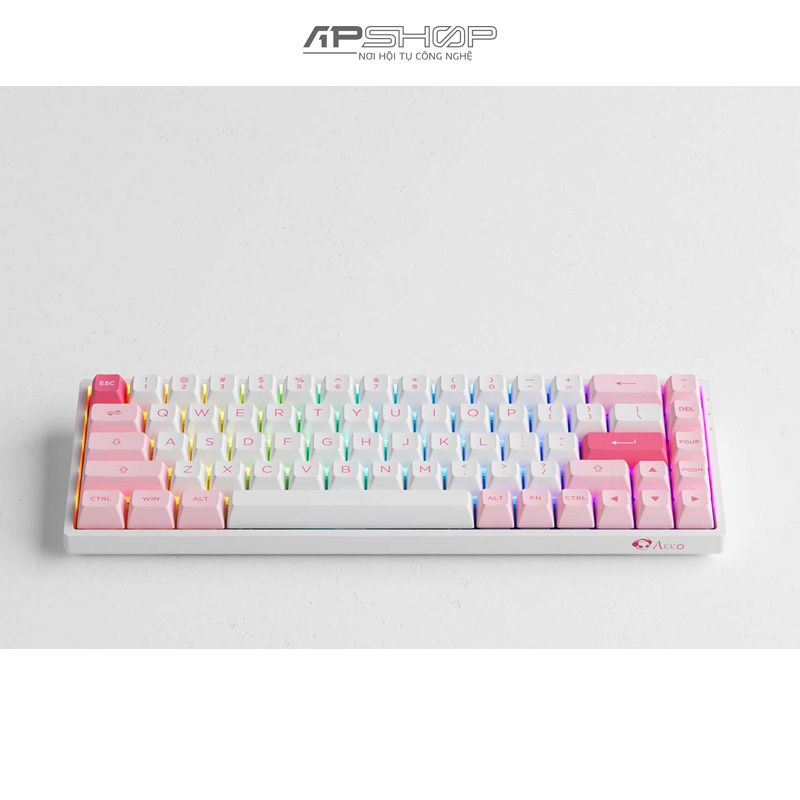 Bàn phím AKKO 3068B Plus Prunus Lannesiana RGB 3 Mod | Hotswap | Chính hãng