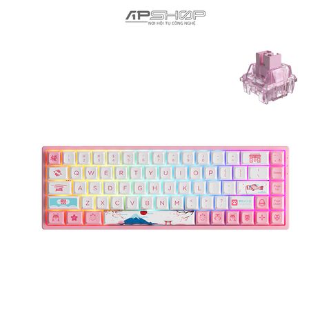 Bàn phím AKKO 3068B Plus World Tour Tokyo R2 RGB 3 Mod | Hotswap 5 Pin | Chính hãng