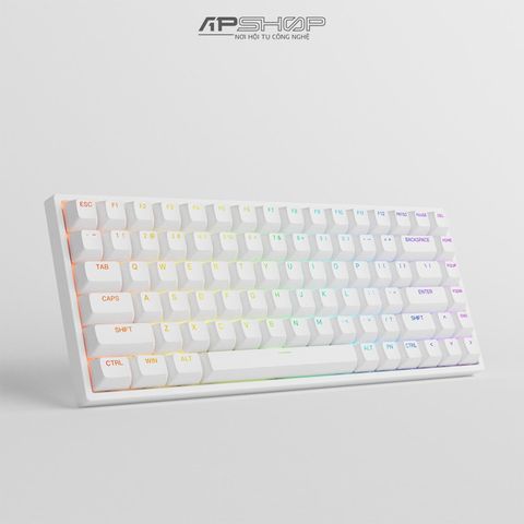 Bàn phím AKKO 3084 V2 White RGB Hotswap | Chính hãng