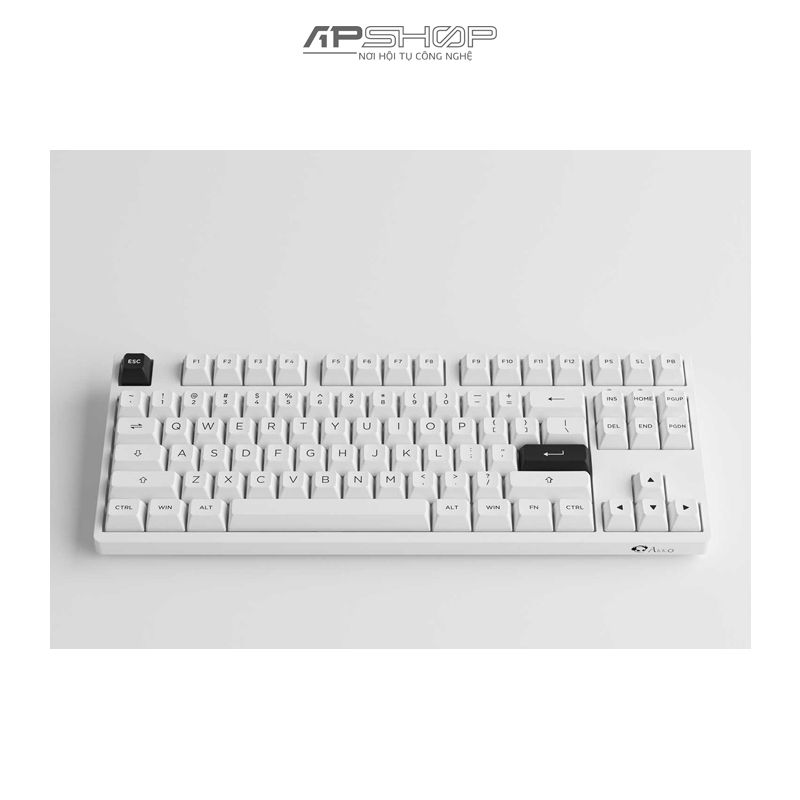 Bàn phím AKKO 3087 RF Black on White 2 Mod | Chính hãng