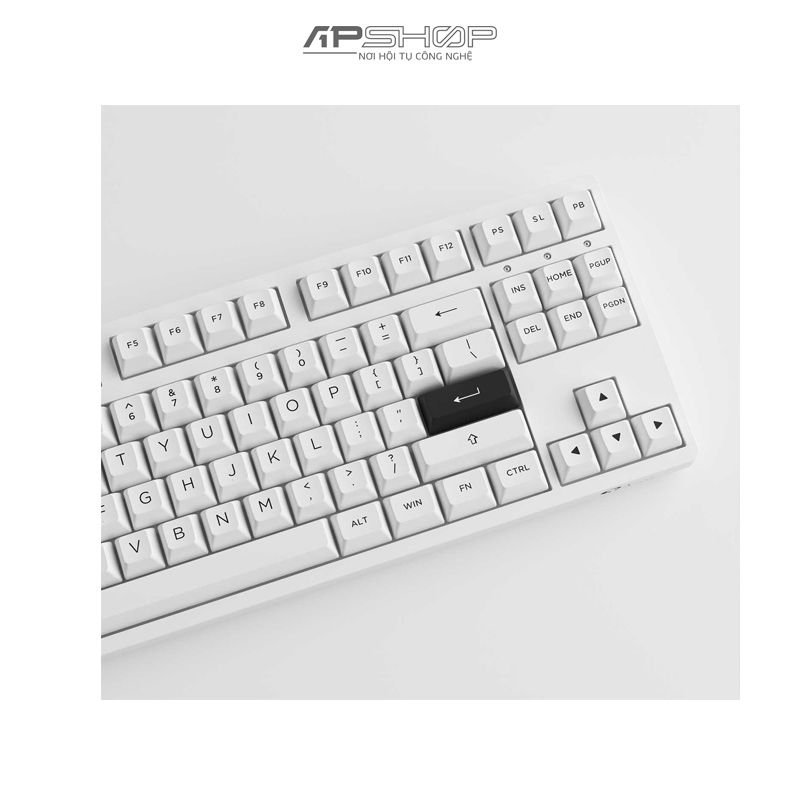 Bàn phím AKKO 3087 RF Black on White 2 Mod | Chính hãng