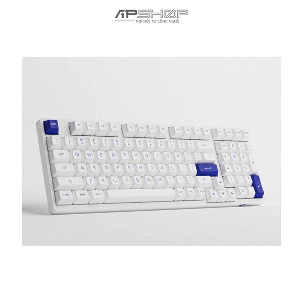 Bàn phím AKKO 3098B RGB Blue On White 3 Mod | Hotswap 5 Pin | Chính hãng