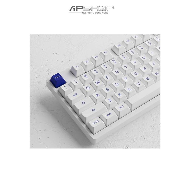 Bàn phím AKKO 3098B RGB Blue On White 3 Mod | Hotswap 5 Pin | Chính hãng