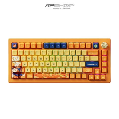 Bàn phím AKKO 5075B Plus RGB Dragon Ball Super Goku 3 Mod | Hotswap 5 Pin | Chính hãng