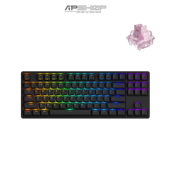 Bàn phím AKKO 5087 RGB Black ASA Hotswap | Chính hãng