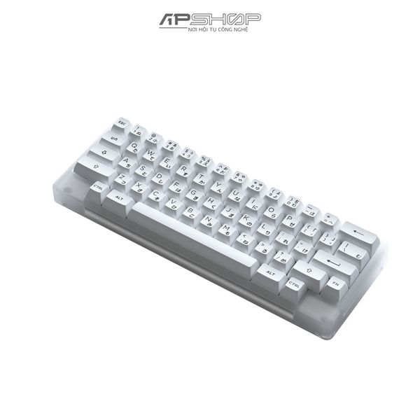 Bàn phím AKKO ACR59 Black on White Hotswap RGB AKKO Switch | Chính hãng