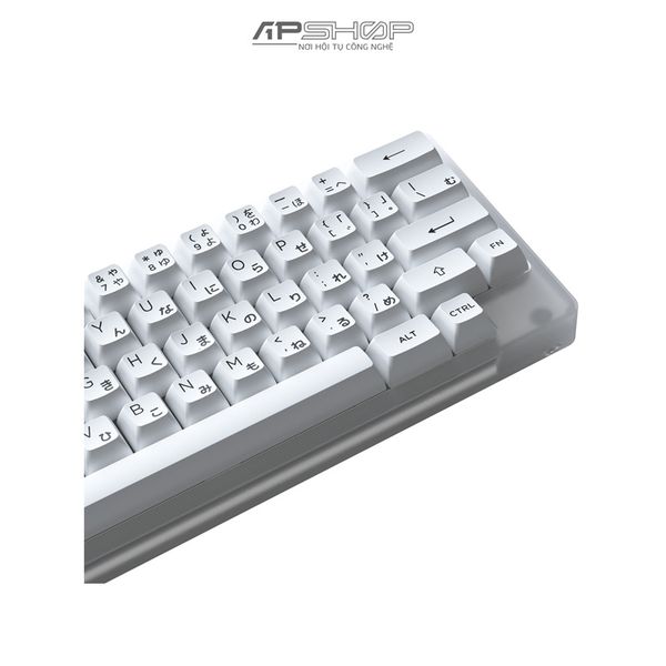 Bàn phím AKKO ACR59 Black on White Hotswap RGB AKKO Switch | Chính hãng