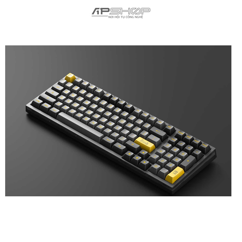 Bàn phím AKKO PC98B Plus Black Gold Bluetooth / Wireless Hotswap Top Mount | Chính hãng