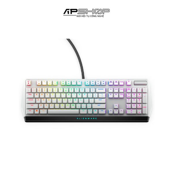 Bàn phím Alienware 510K Low-Profile RGB | AW510K | Lunar Light | Chính ...