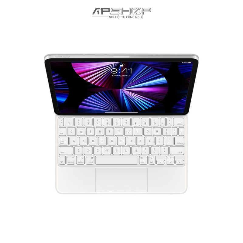 Apple-Magic-Keyboard-for-IPad-Pro-11-inch-Gen-3rd-White-2