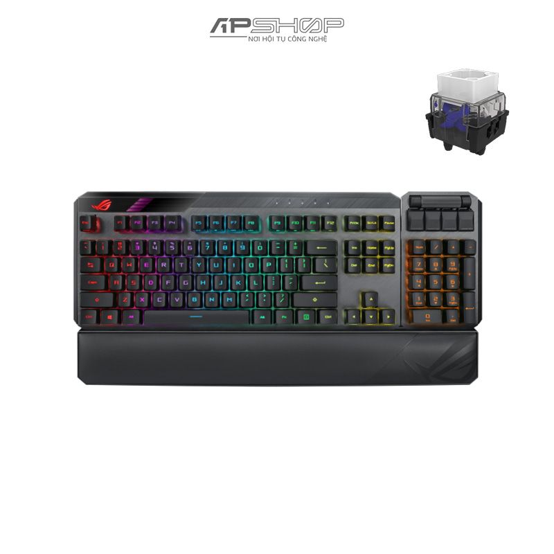 Bàn Phím Asus ROG Claymore II PBT | Chính hãng