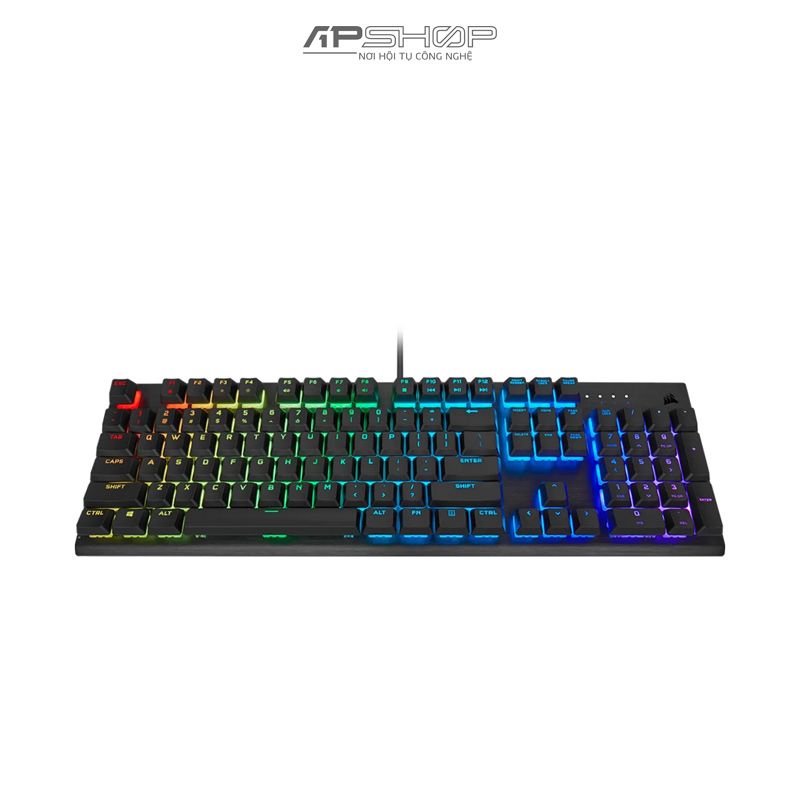 Bàn phím có dây Corsair K60 PRO M X VIOLA RGB | Chính hãng