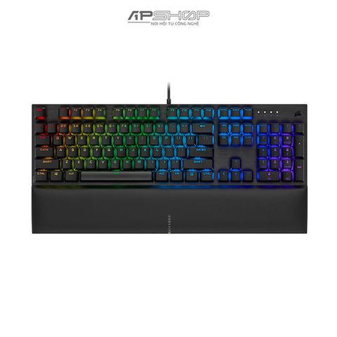 Bàn phím có dây Corsair K60 PRO SE MX VIOLA RGB | Chính hãng