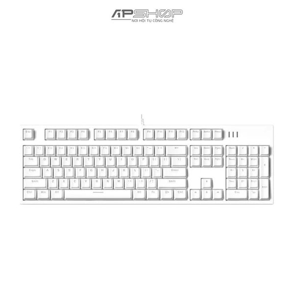 Bàn phím cơ FL Esport MK104 Pro White | Chính hãng