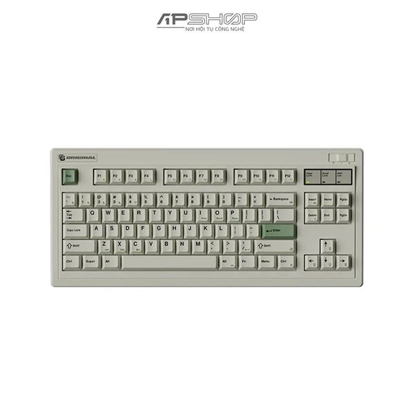 Bàn phím cơ không dây FL Esports OG87 Classic White RGB | 3 Mod