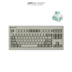 Bàn phím cơ không dây FL Esports OG87 Retro Grey RGB | 3 Mod