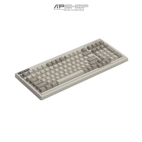 Bàn phím cơ không dây FL Esports OG98 Retro Grey RGB | 3 Mod