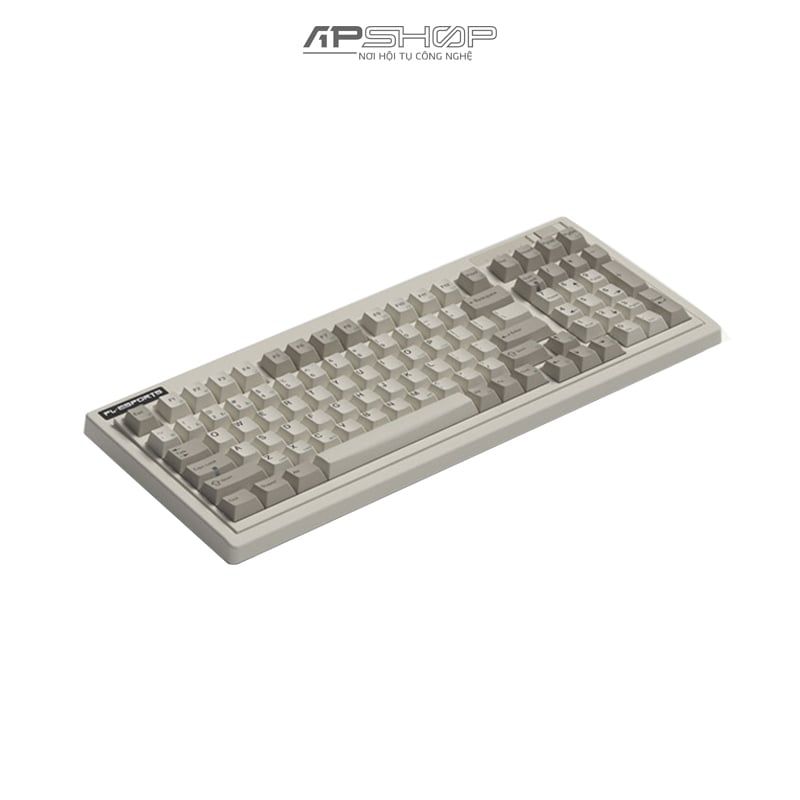 Bàn phím cơ không dây FL Esports OG98 Retro Grey RGB | 3 Mod