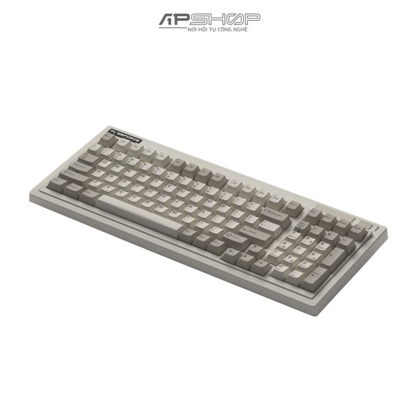 Bàn phím cơ không dây FL Esports OG98 Retro Grey RGB | 3 Mod