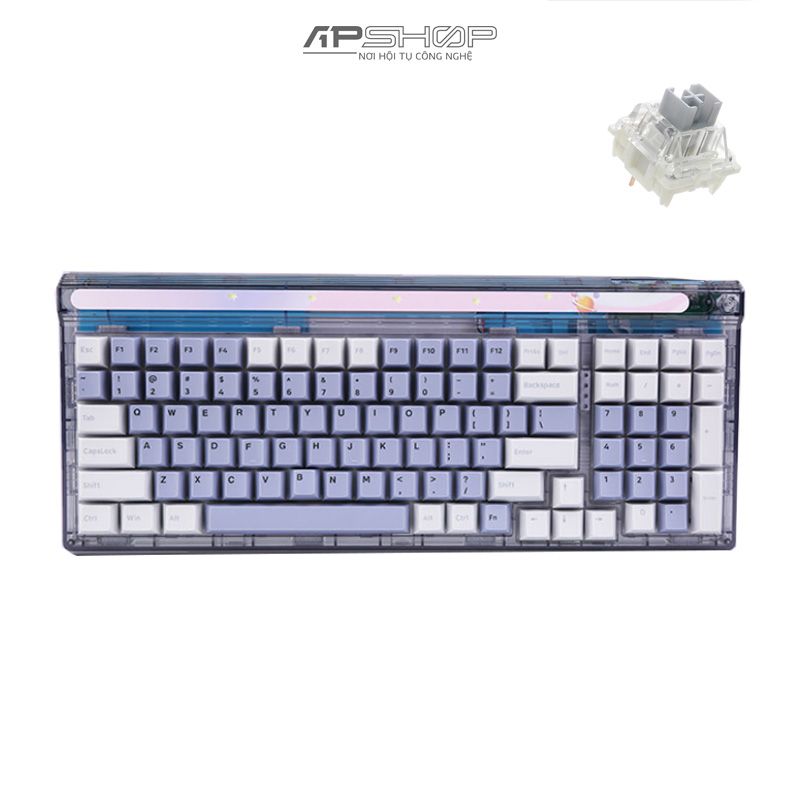 Bàn phím cơ Newmen GM980 Nebula Gasket RGB 3 Mode Hotswap | Chính hãng