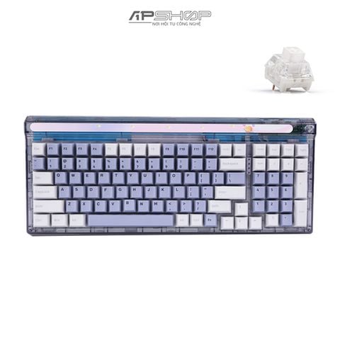 Bàn phím cơ Newmen GM980 Nebula Gasket RGB 3 Mode Hotswap | Chính hãng