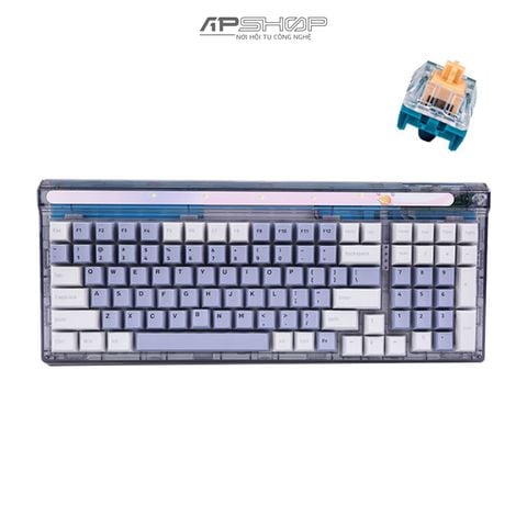 Bàn phím cơ Newmen GM980 Nebula Gasket RGB 3 Mode Hotswap | Chính hãng