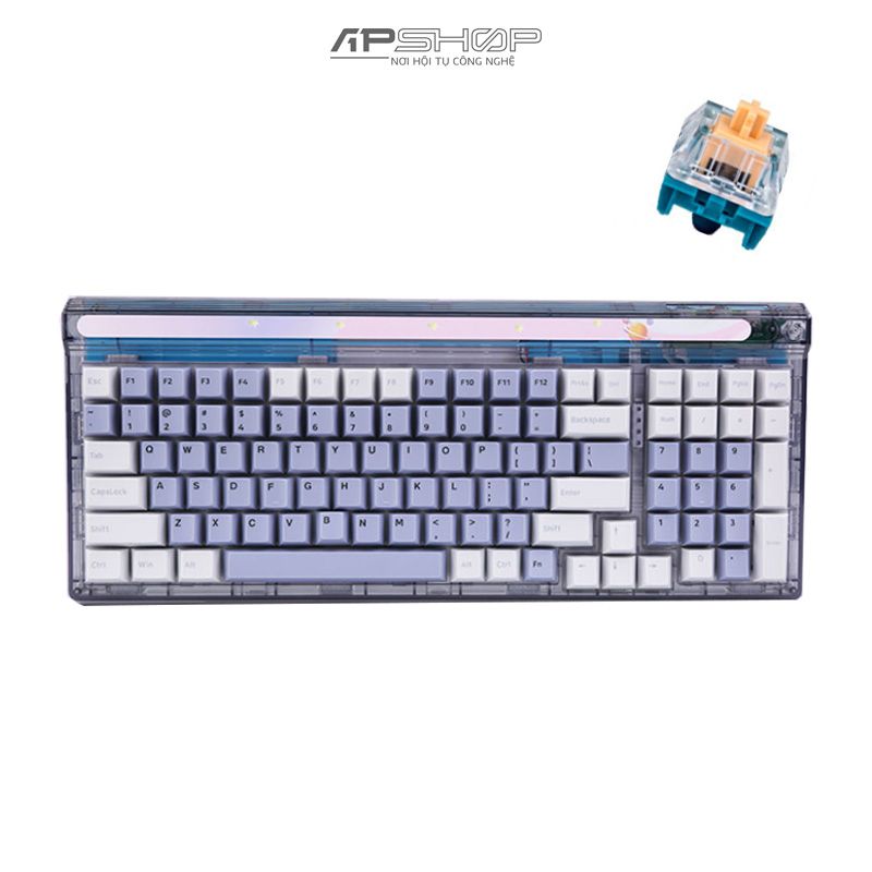 Bàn phím cơ Newmen GM980 Nebula Gasket RGB 3 Mode Hotswap | Chính hãng