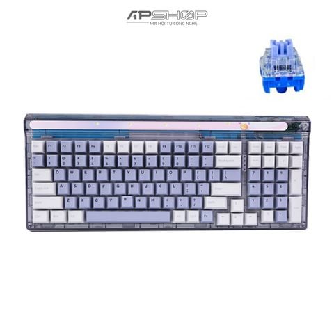 Bàn phím cơ Newmen GM980 Nebula Gasket RGB 3 Mode Hotswap | Chính hãng